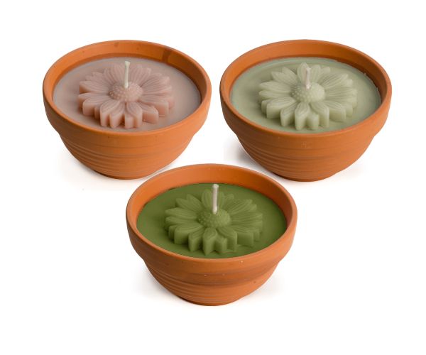 Rustik lys outdoor flower bowl dahlia 1st