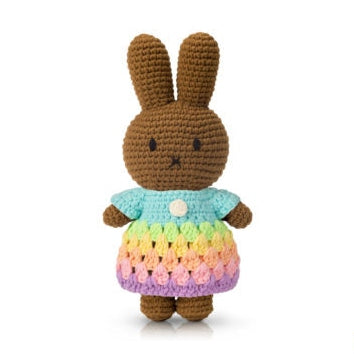 Just dutch Melanie / Nina handmade and her pastel rainbow dress