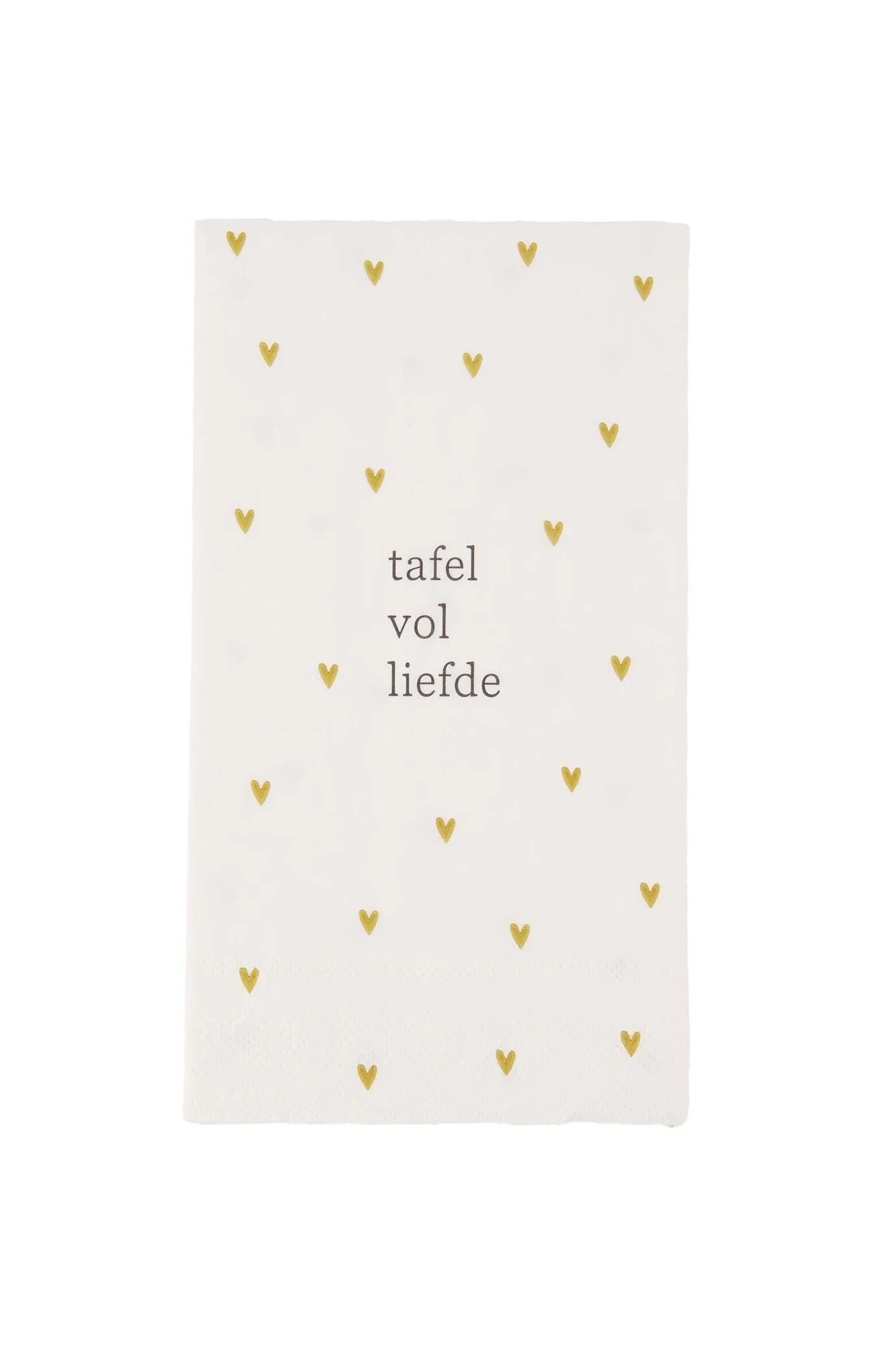 Zusss servetten rechthoek hartjes tafel vol liefde