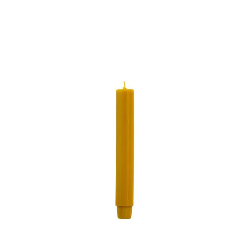 Rustik lys dinerkaars natuur 18cm
