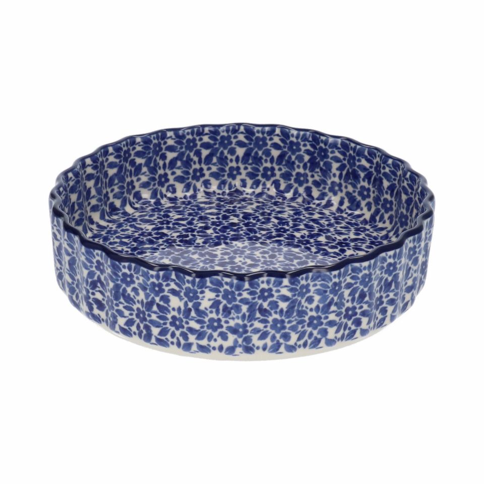 Bunzlau Pie Dish 480 ml Indigo