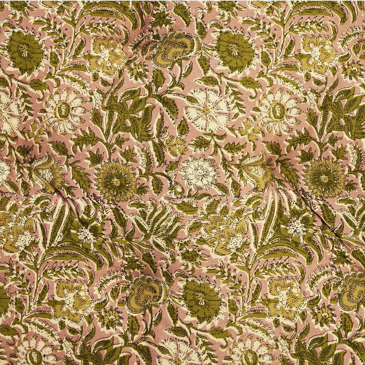 Madam stoltz printed cotton mattress rose olive flower 45x125cm