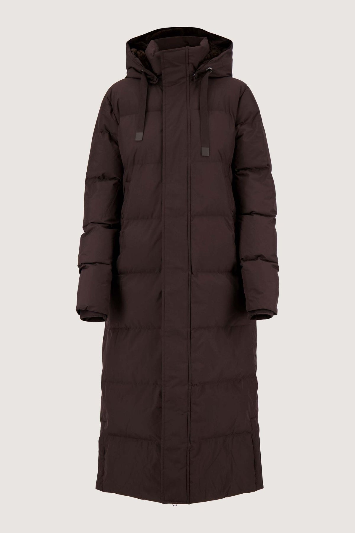 Zusss Lange padded jas met riem