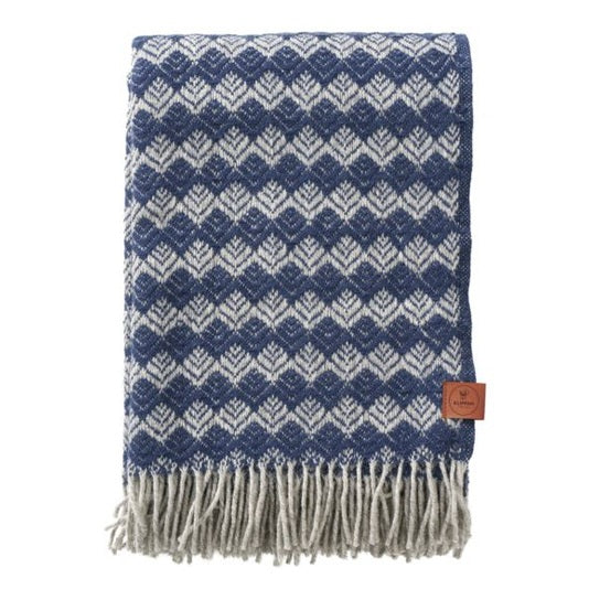 Klippan Tuva indigo/natural grey 60% swedish wool & 40% lambswool