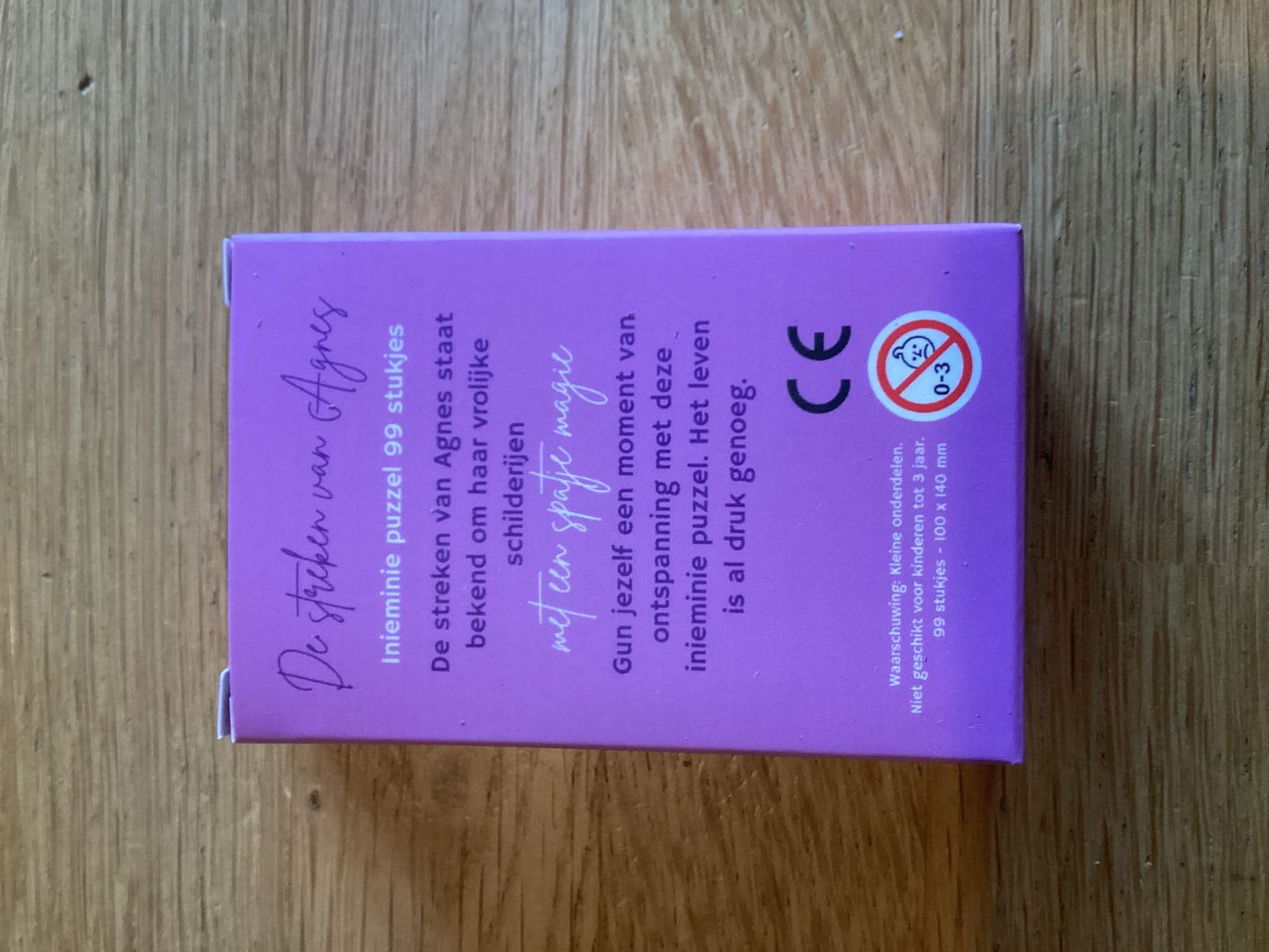 Streken van Agnes mini puzzel verbena