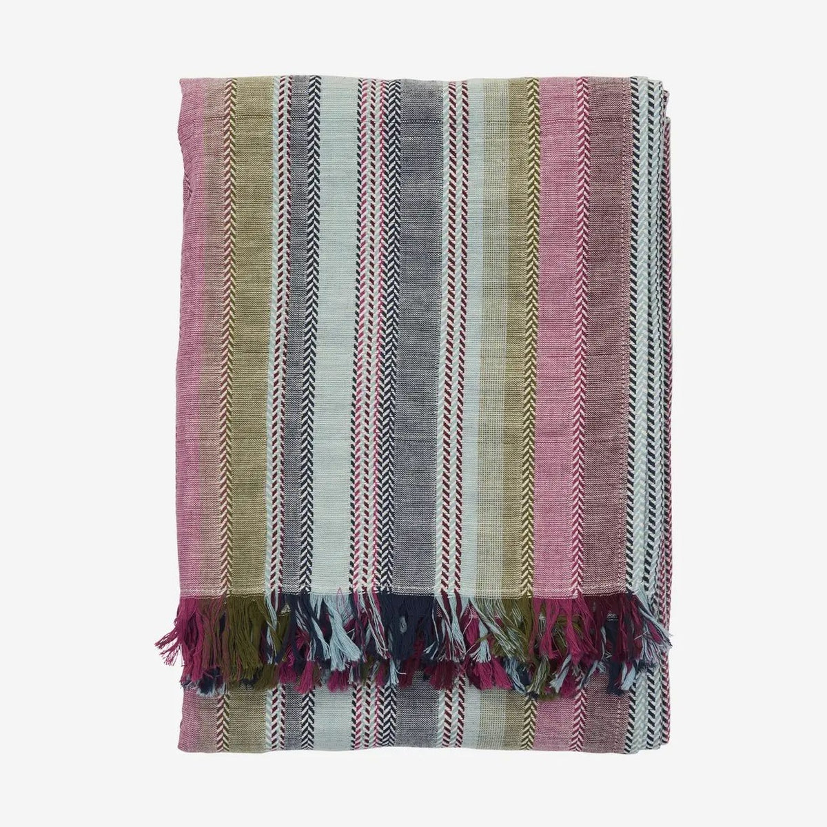 Madam stoltz striped hammam towel