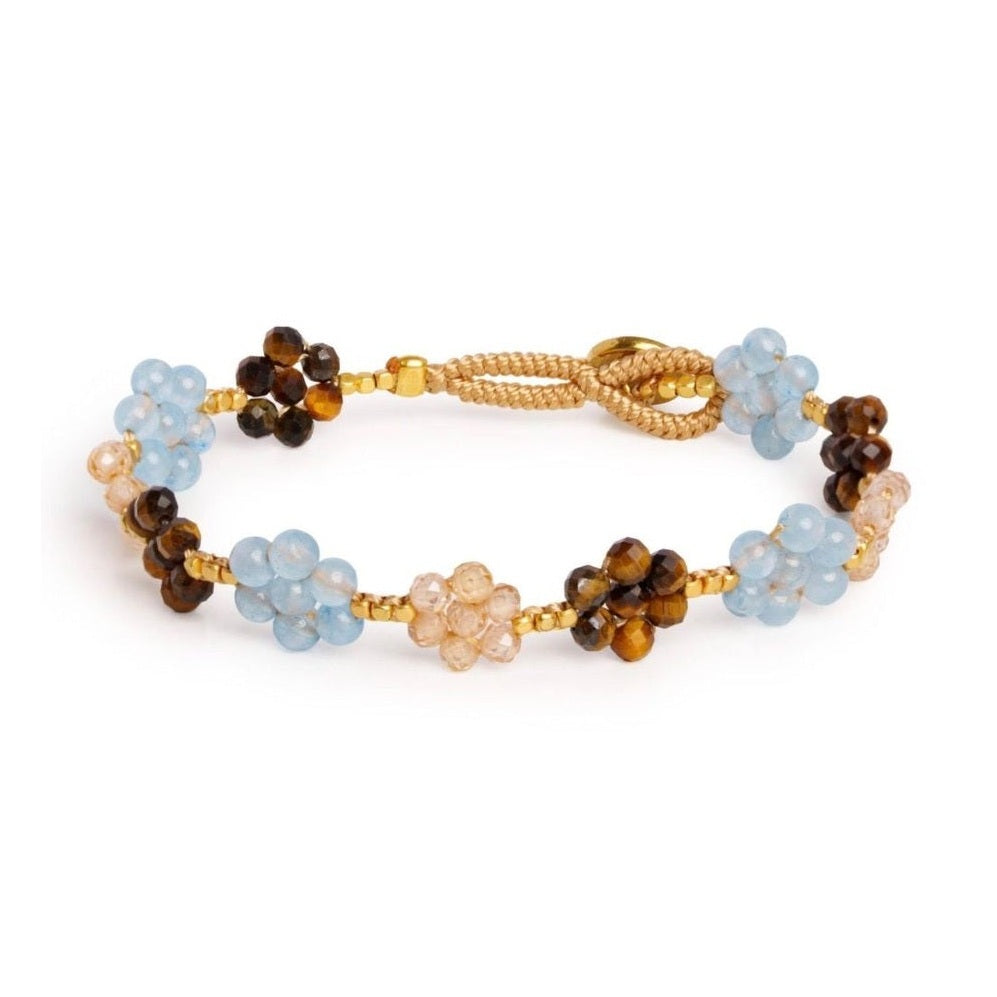 Ibu bracelet lulu wannie mix brown blue