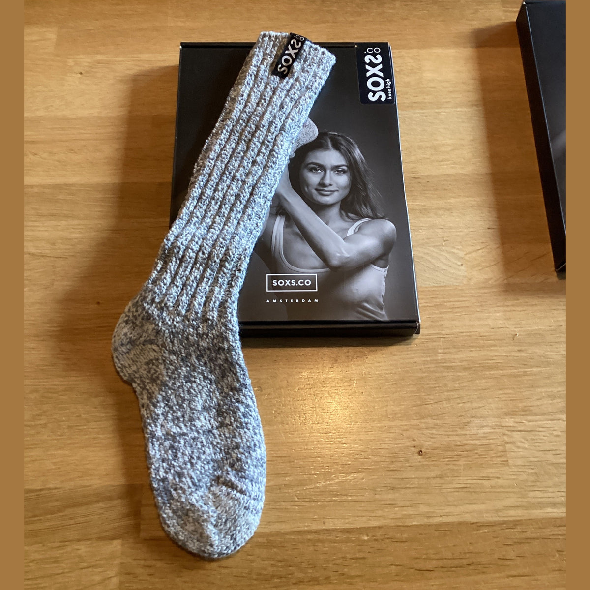 sox3162 kniehoog jet black 42-46