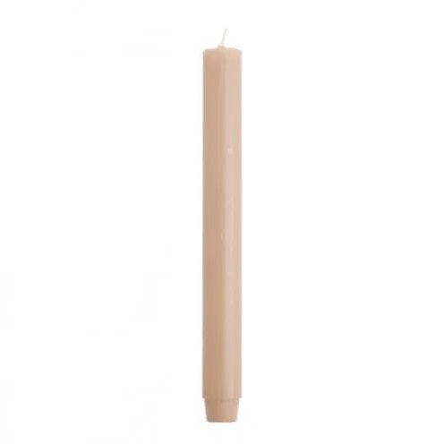 Rustik lys Dinerkaars iced apricot 30cm