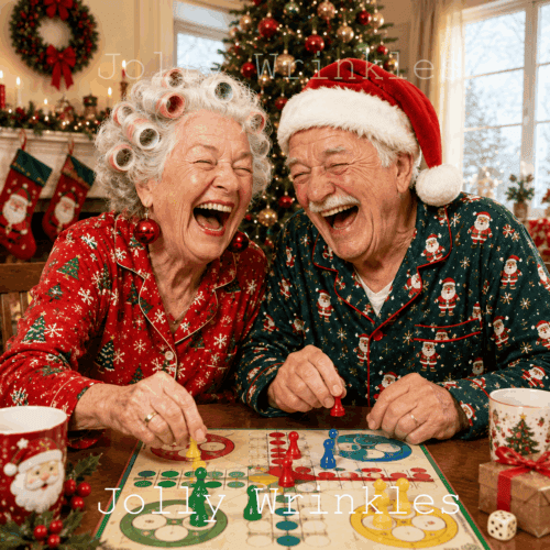 Jolly wrinkles wenskaart mens erger je niet