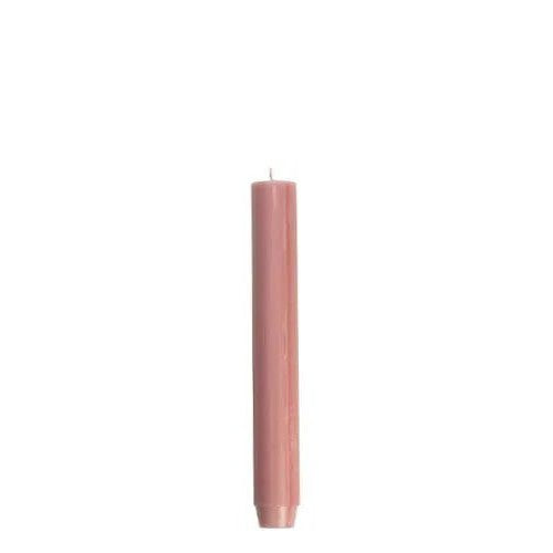 Rustik lys Dinerkaars staub rosa 18cm