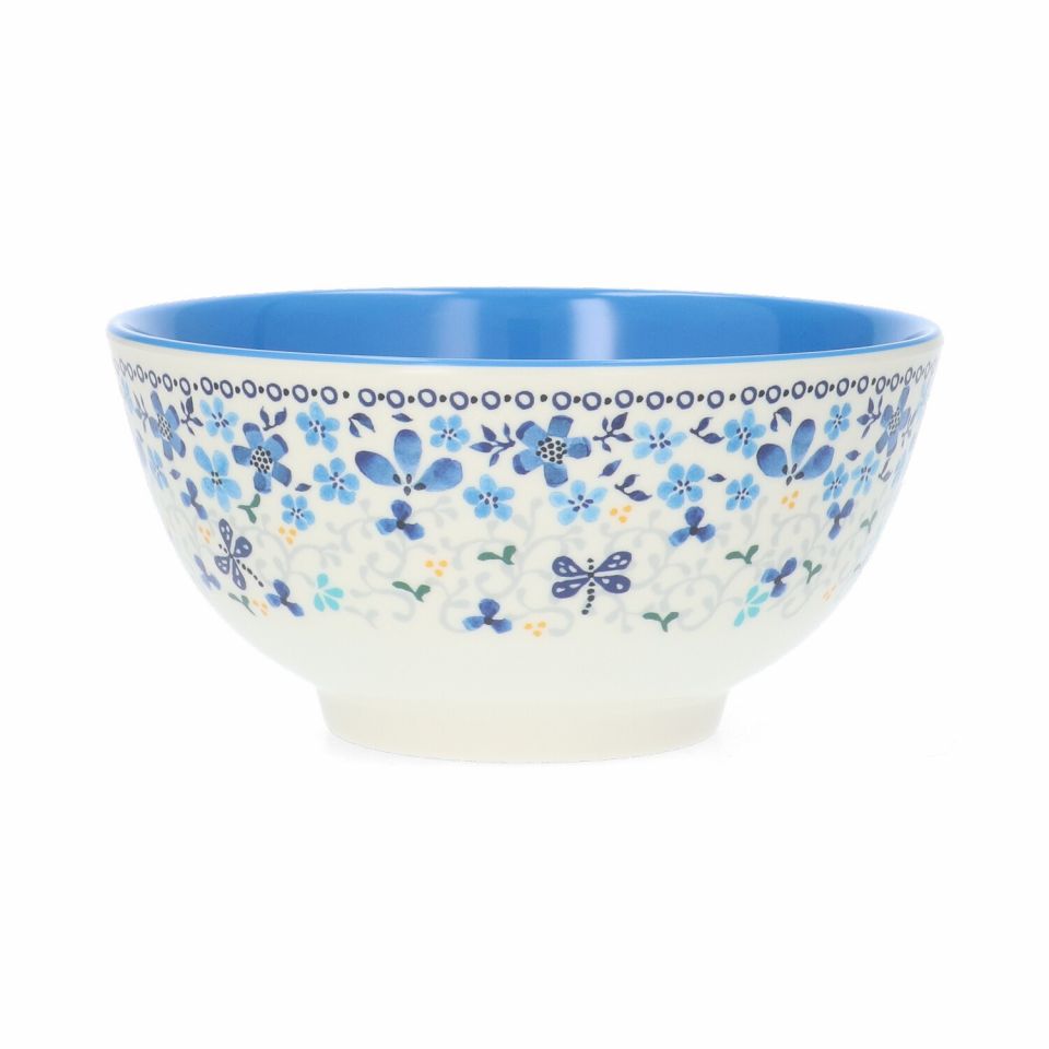 Bunzlau Melamine Bowl Dragonfly Garden