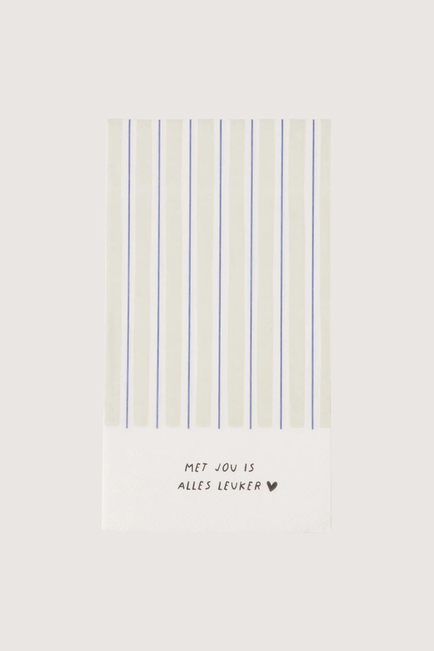 Zusss servetten rechthoek met jou is alles leuker