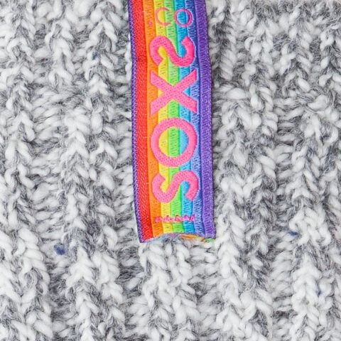 sox3793 originals medium grijze wol rainbow 37-41
