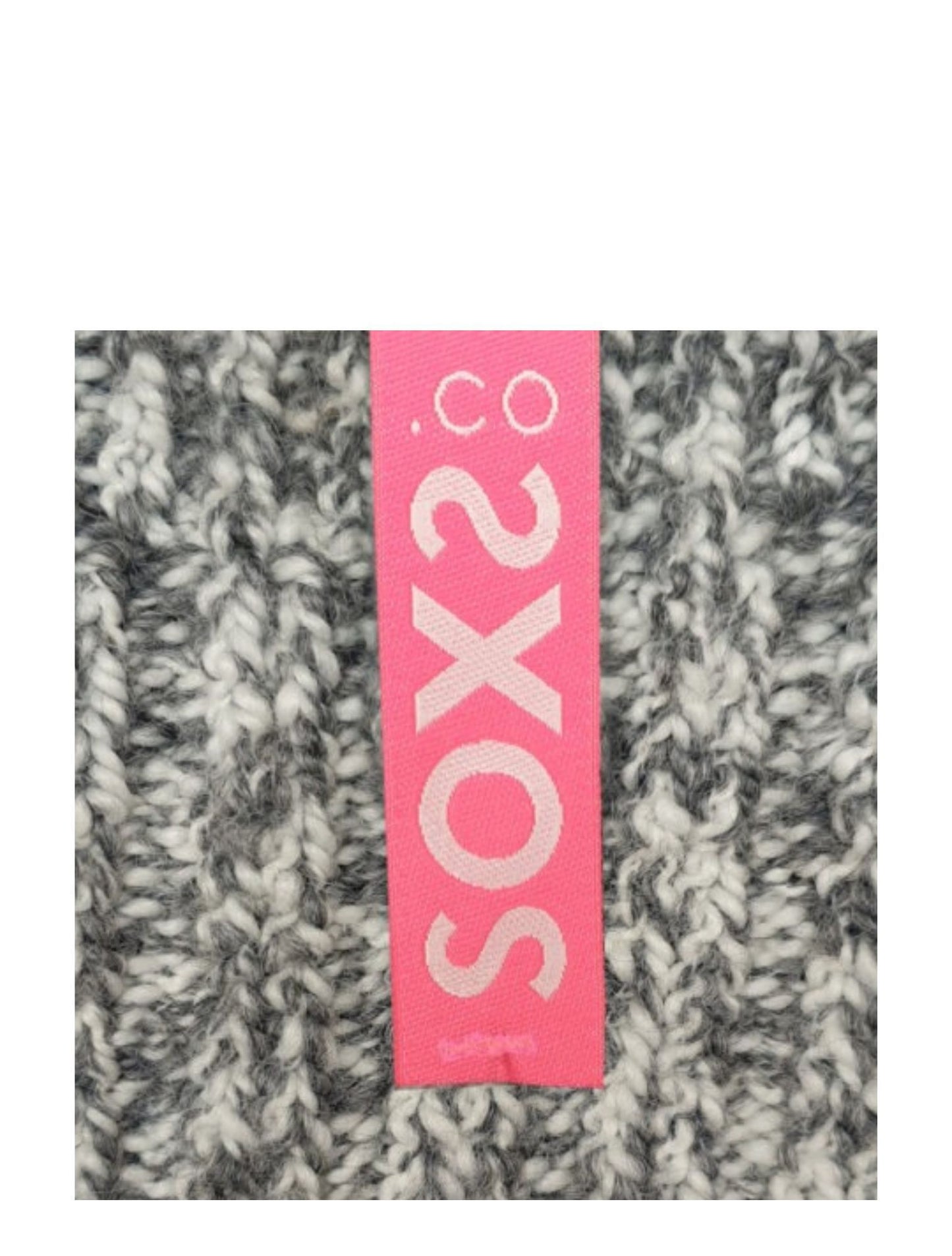 Sox3134 soxs originals medium grijze wol bubble gum 34-36