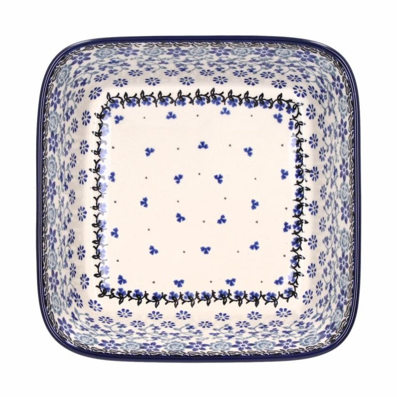 Bunzlau Oven Dish Square 1550 ml Belle Fleur
