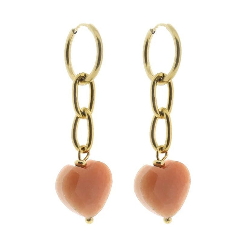 Solid gold earring beloved