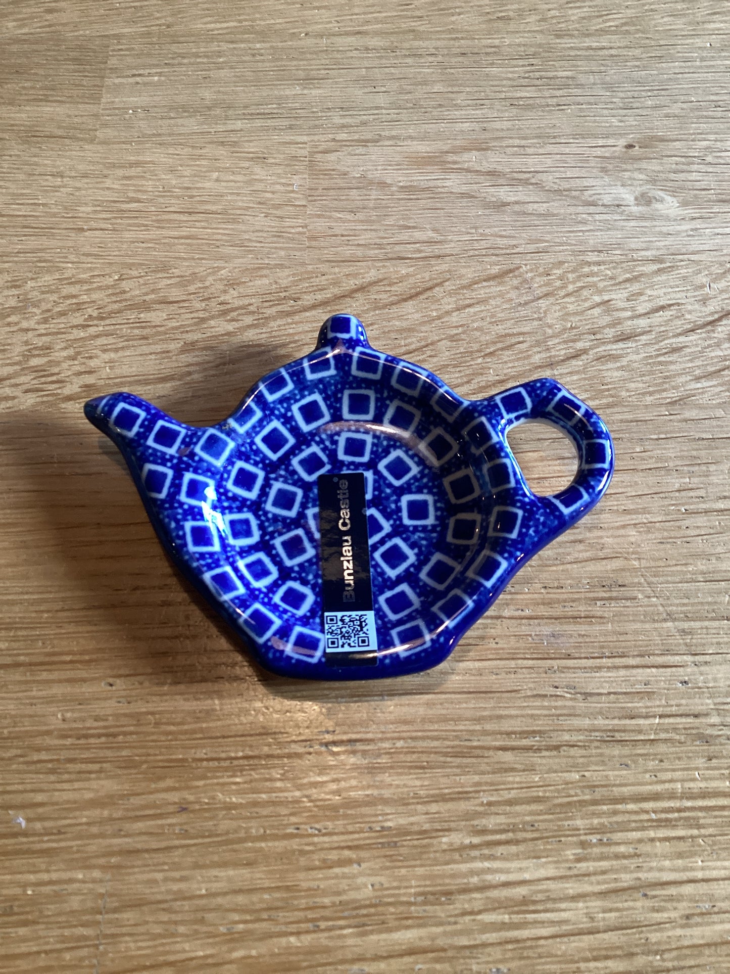 Theepot thee tip Blue diamond