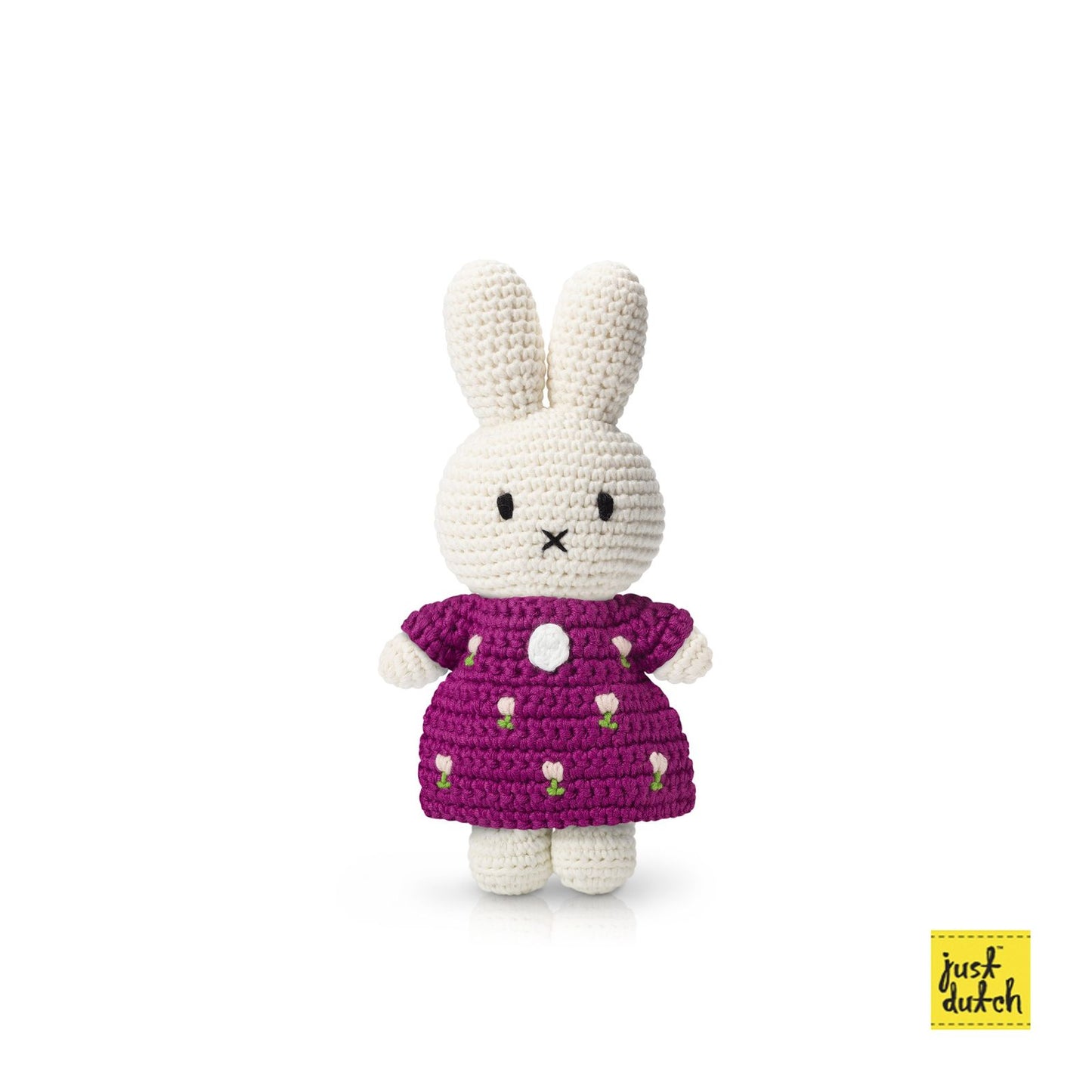 Just dutch miffy / nijntje handmade and her cerise tulip dress