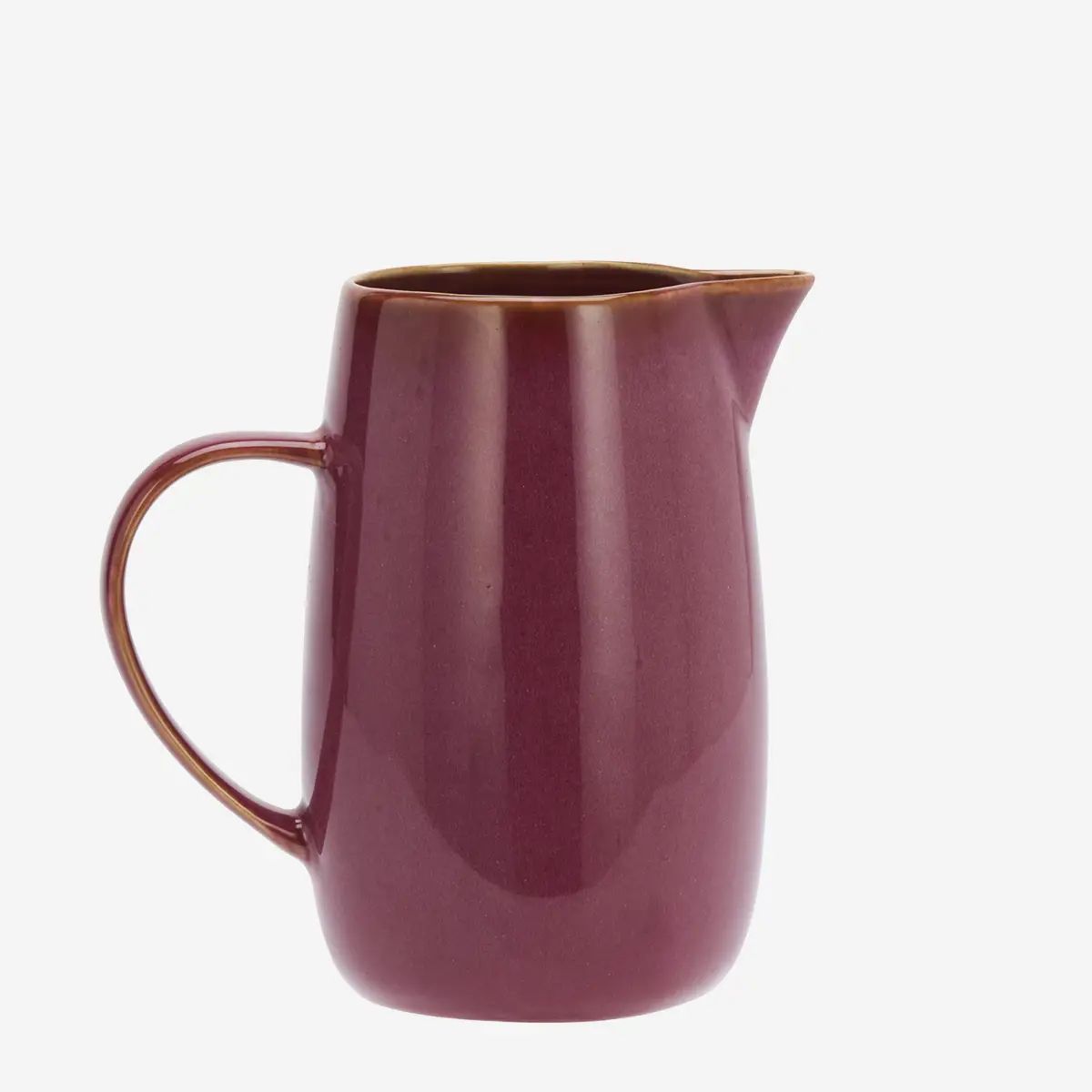 Madam stoltz Stoneware jug plum