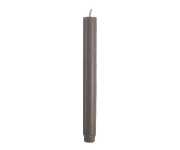 Rustik Lys dinerkaars warm grijs 30cm