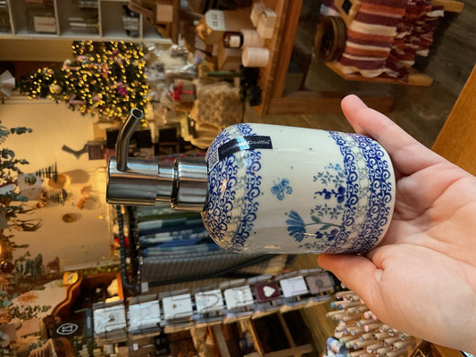 Bunzlau castle soap dispenser 300 ml flower meadow