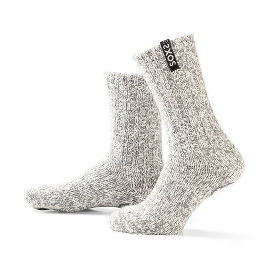 Soxs sox3836 originals antislip medium grijze wol phantom