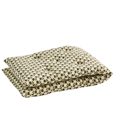 Madam Stoltz Printed cotton mattress trea