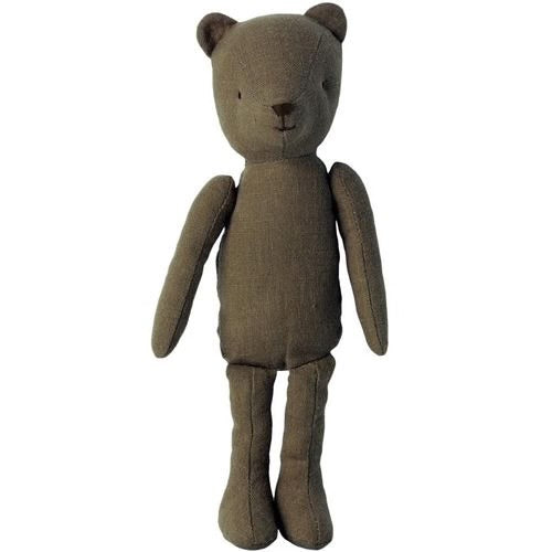 Teddy dad with rainwear