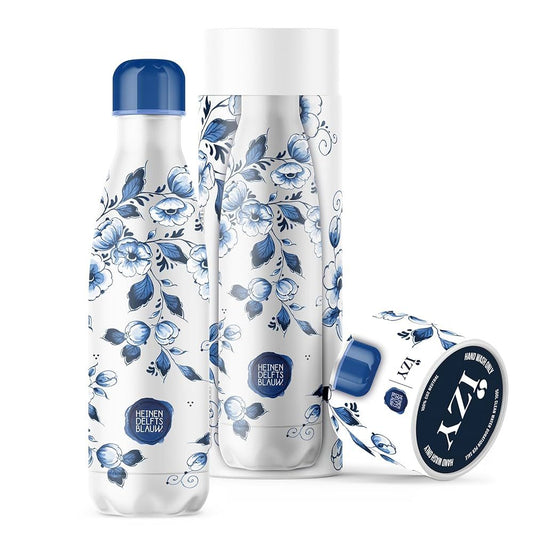 Izy thermos bottle heinen delfts blue blossom