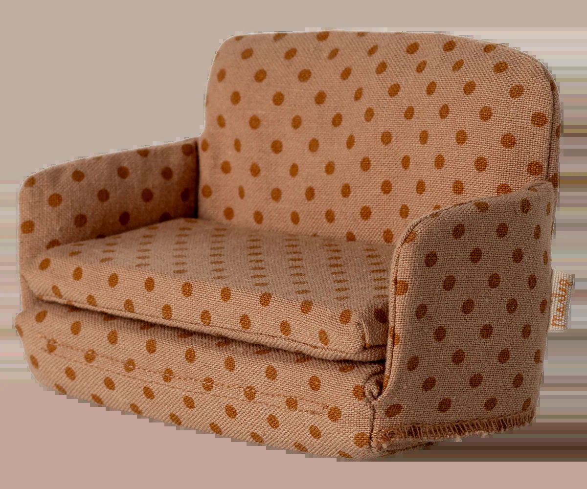 Maileg sofa bed mouse dots