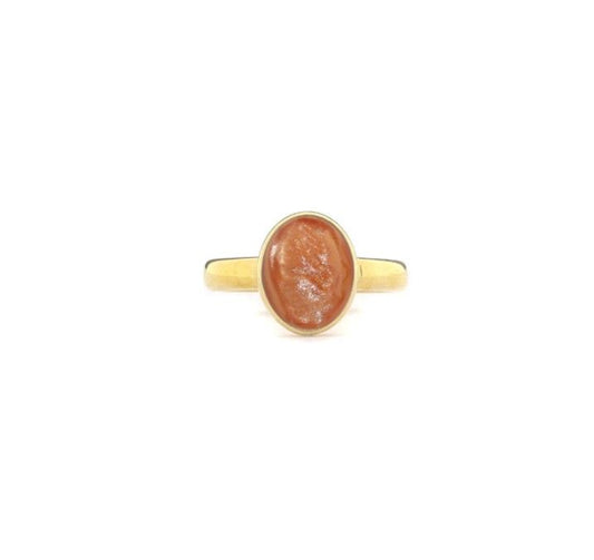 Qoss Door ring 17 M goud