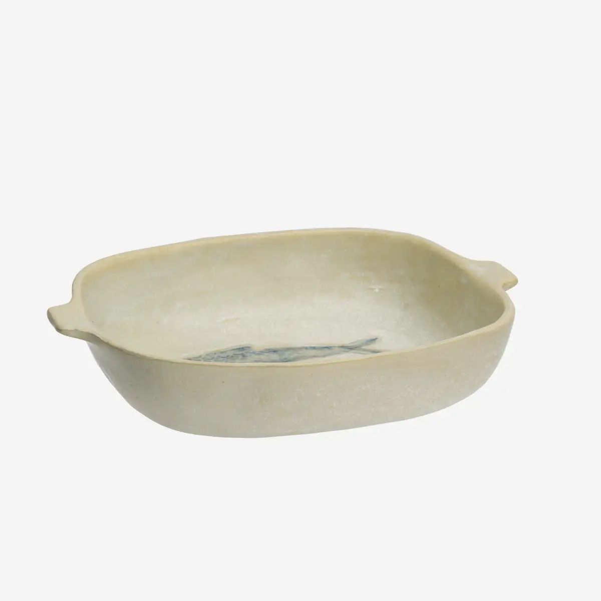 Madam stoltz stoneware oven dish fish