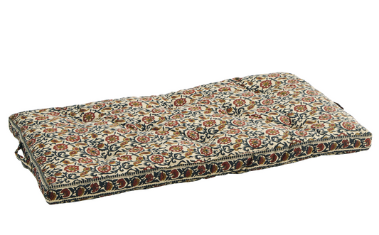 Madam Stoltz Printed cotton mattress sand flower