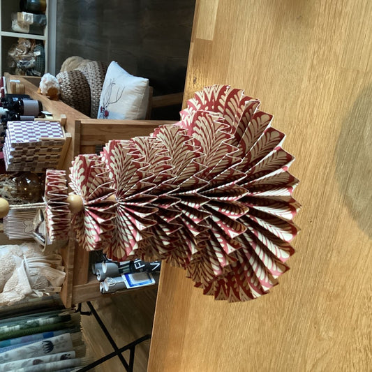 kerstboom hangend wit/rood