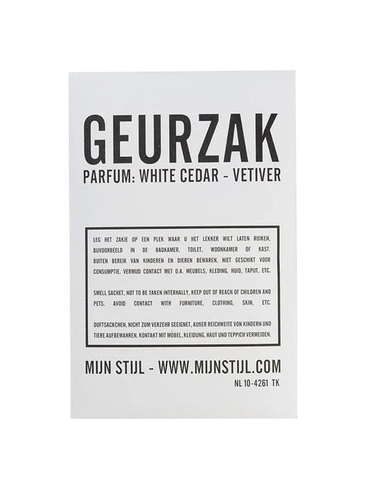 Mijn stijl geurzak white cedar vetiver