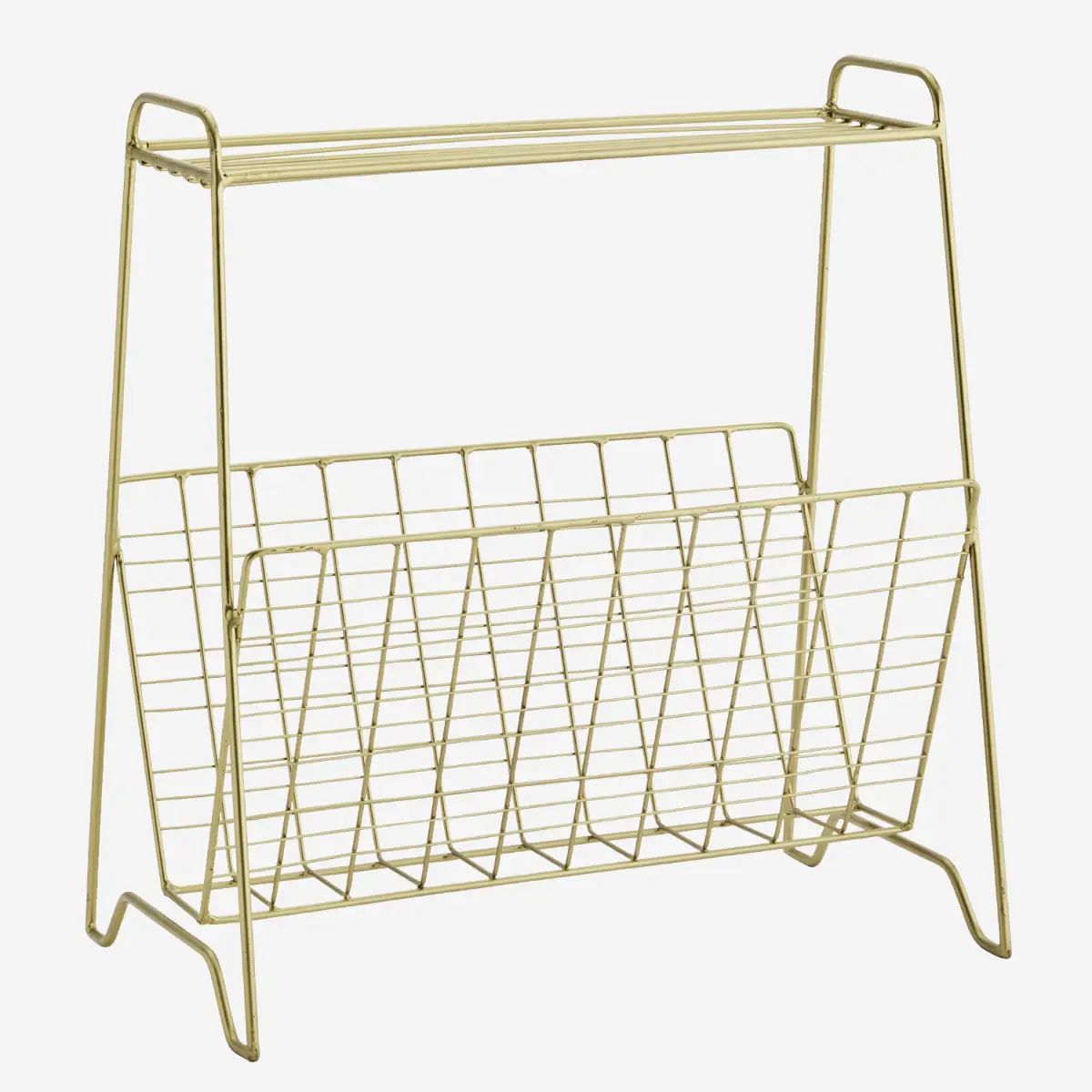 Madam Stoltz iron magazine rack