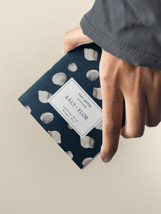 Salt + Flor tiny notes schelpen