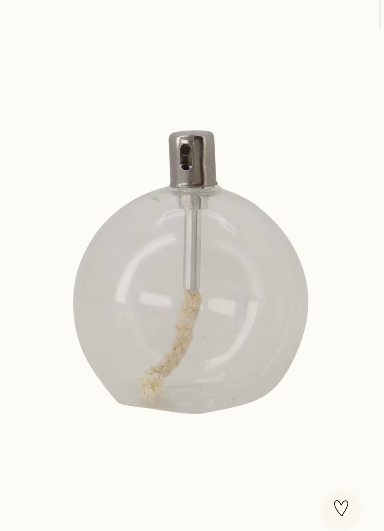 Zusss olielampje glas M transparant