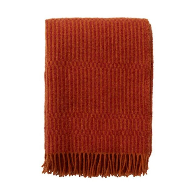 Klippan Boho orange / red 100% lambswool