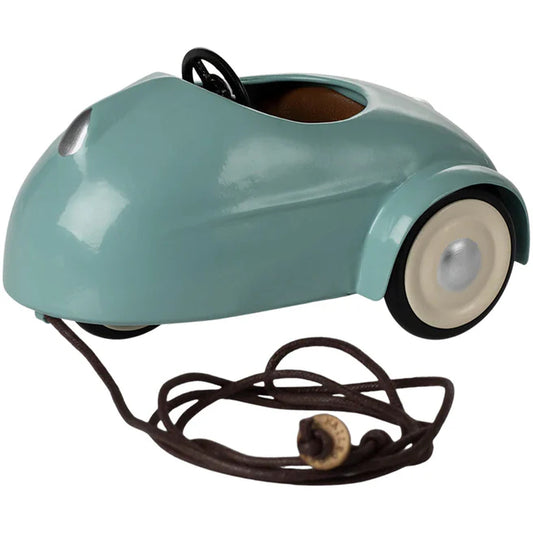 Maileg car light blue mouse
