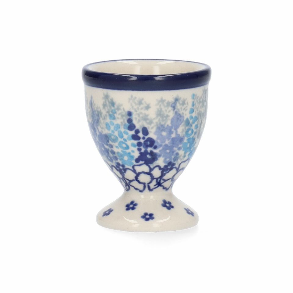 Bunzlau castle egg cup delphinium