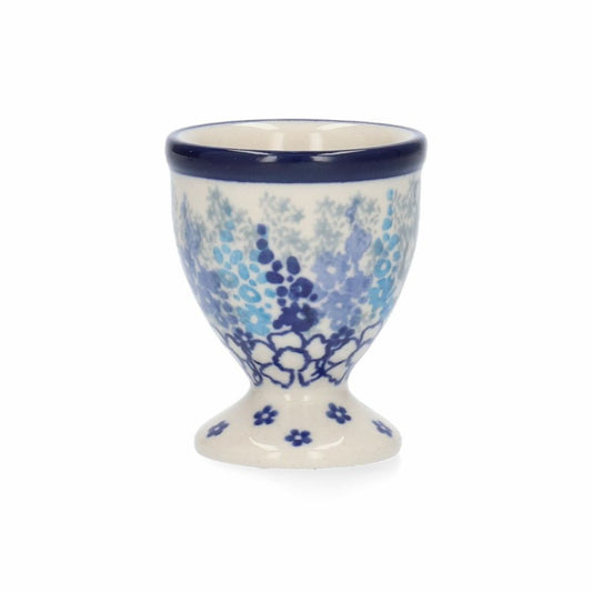 Bunzlau castle egg cup delphinium