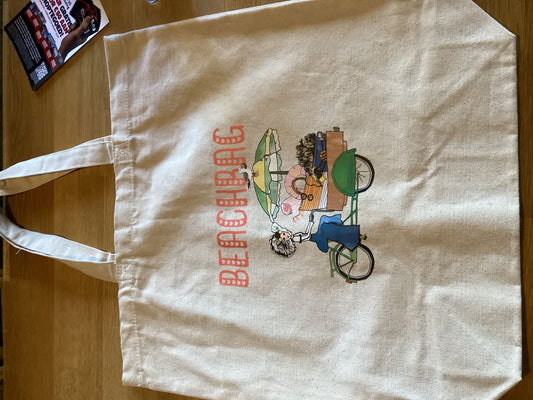 Petit paris katoenen tas Beachbag