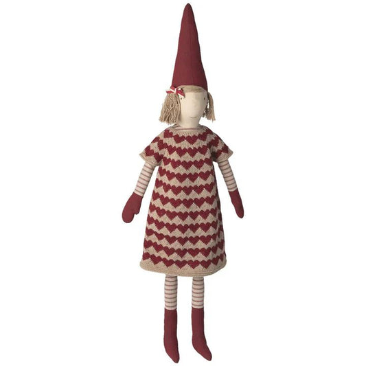 Maileg pixy size 5 girl knitted dress