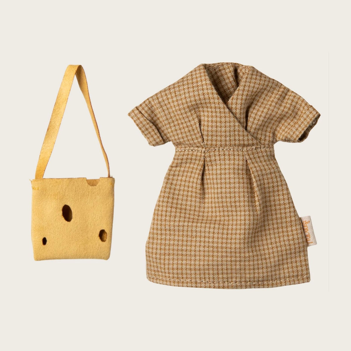 Maileg dress and bag mum mouse