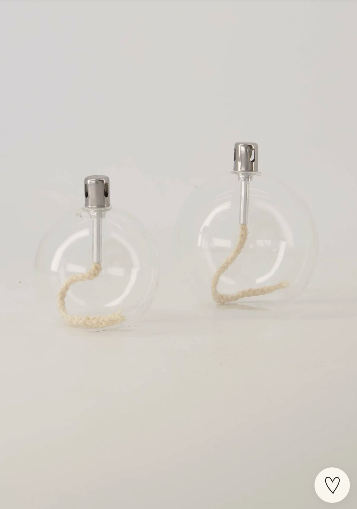 Zusss olielampje glas S transparant