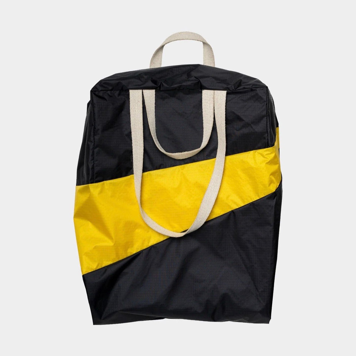 Susan Bijl The New Stash Bag Black & Sunflower LARGE