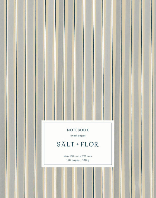 Salt + Flor Notebook Waddenstrepen