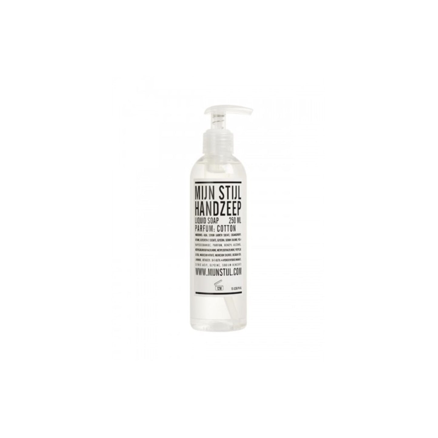Mijn stijl handzeep transparant parfum cotton 250ml